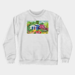 simple house image Crewneck Sweatshirt